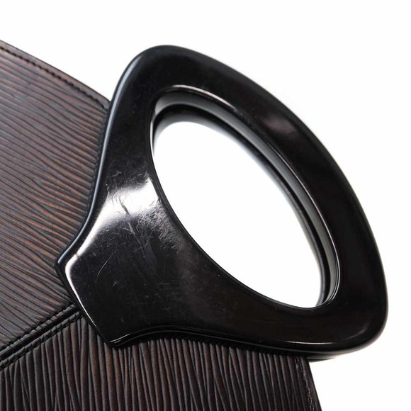 Louis Vuitton Demi Lune Handbag Epi Leather Black - Picture 10 of 11